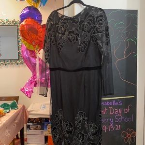 David Meister size 16 black dress